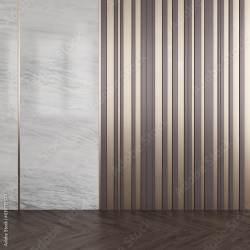 3d rendering of modern wall panel _ High-quality 3d rendering © Green CG