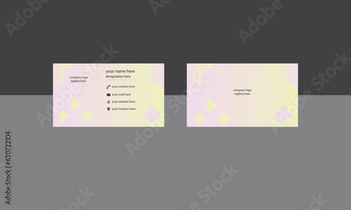 business card, template, layout, modern and creative, professional ,business ,template ,design for personal and marketing identity.
