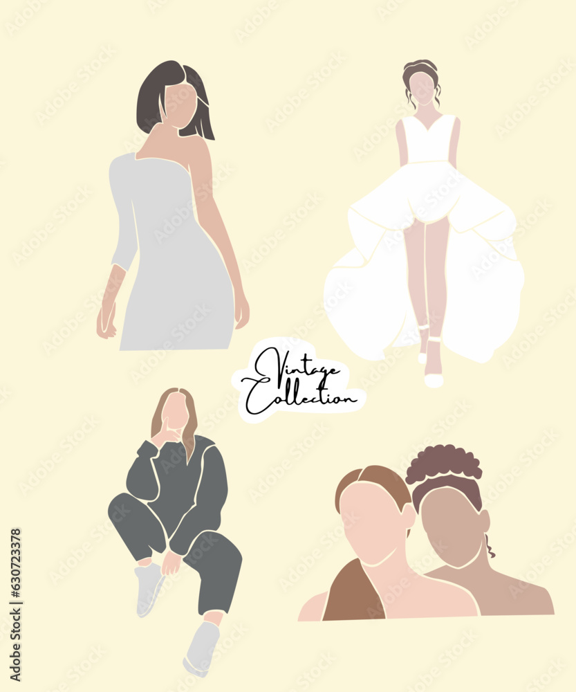 Women vector illustration
