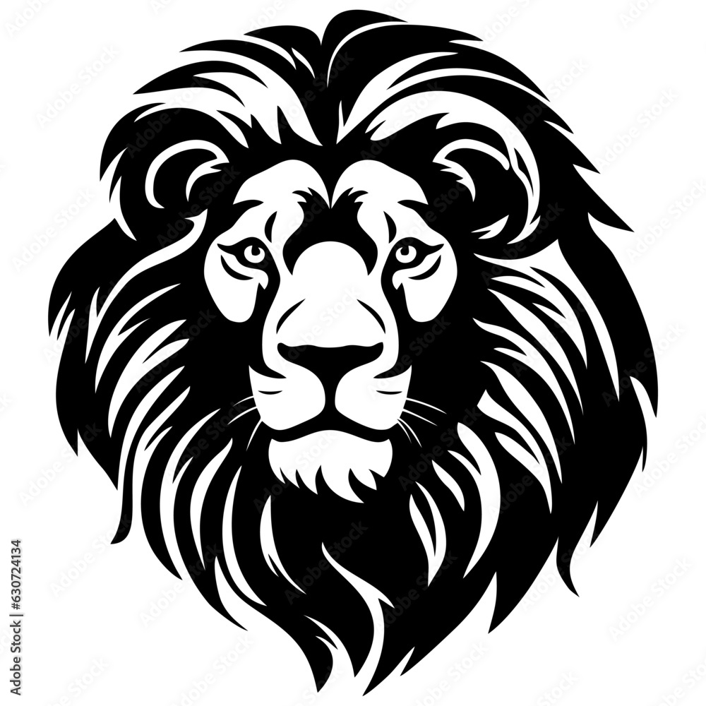  Lion head vector