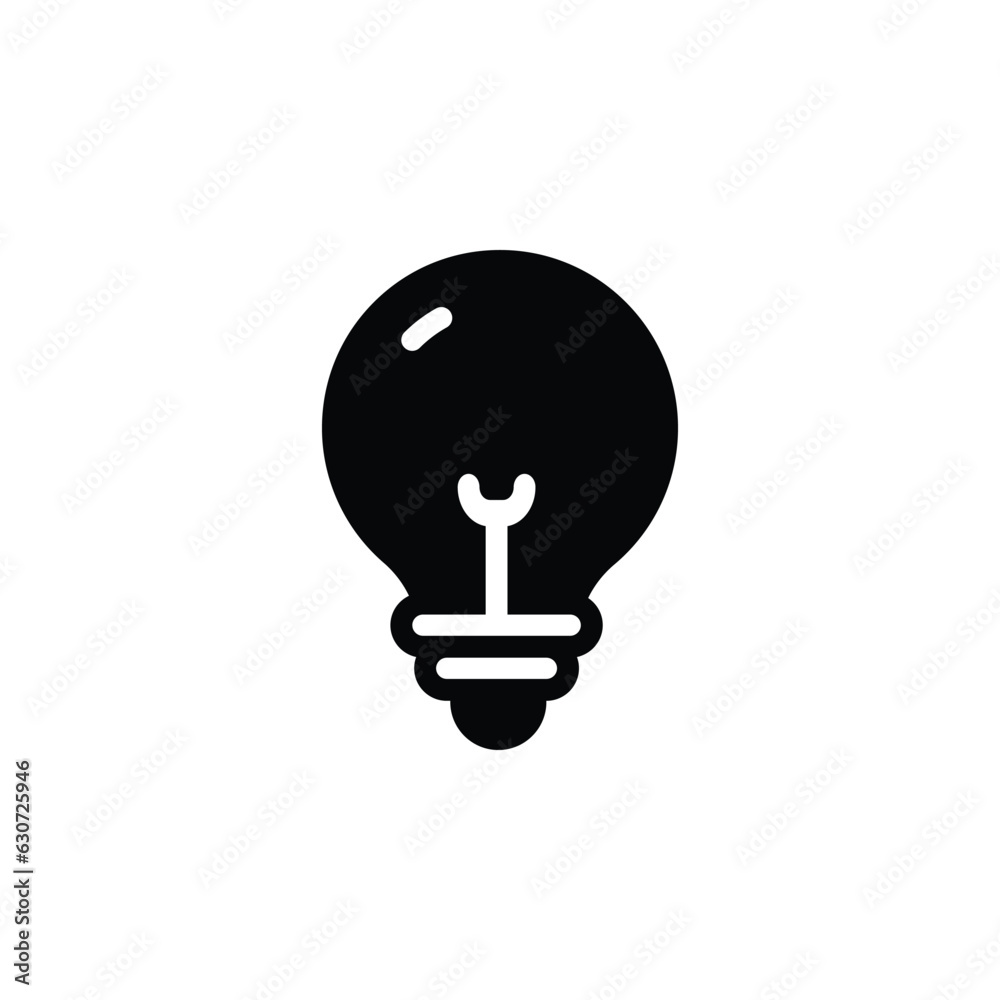 Business Idea, Light Bulb - Glyph - Business Related Icon - EPS Vector Business Idea, Light Bulb - Glyph - Business Related Icon - EPS Vector