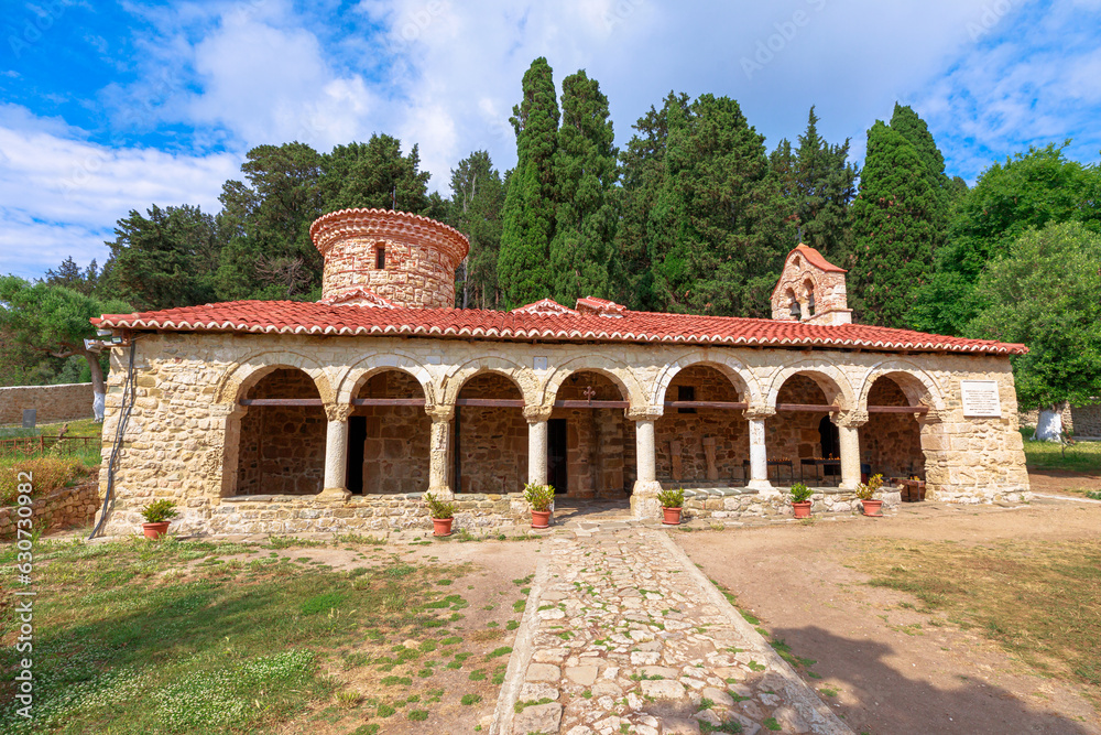the Saint Mary's Monastery on Zvernec island in Albania. It holds great cultural and religious significance in the region, and its history can be traced back to the 13th century.