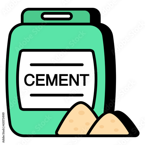 Perfect design icon of cement sack 