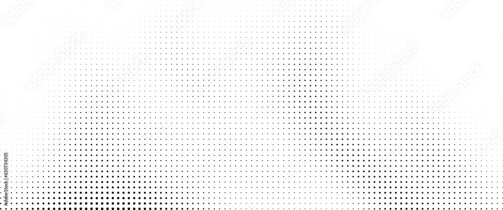 Abstract halftone wave dotted background. Futuristic twisted grunge pattern, dot, circles. Vector modern optical pop art texture for posters, business cards, cover, labels mock-up, stickers layout