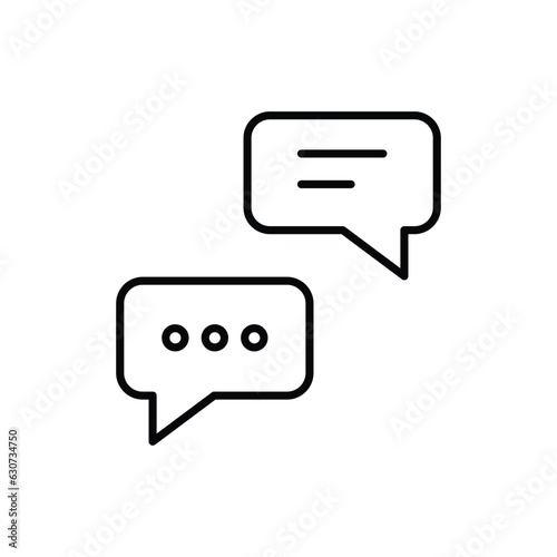 Comunication icon vector stock illustration.