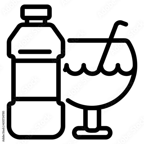  Drink outline icon