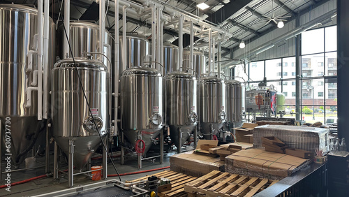 Brewery Vats Brewing Beer and Ales