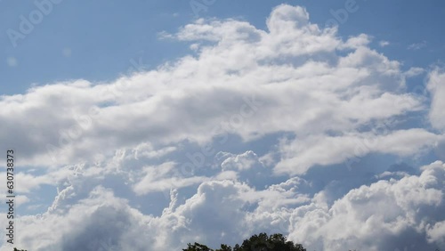 Kein Vulkanausbruch / Wolken türmen sich bedrohlich / Zeitraffer, Timelaps