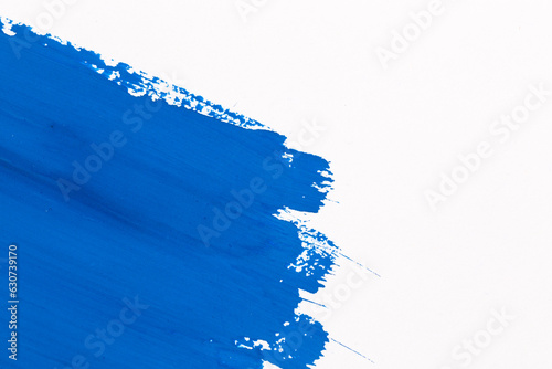 stroke blue paint brush