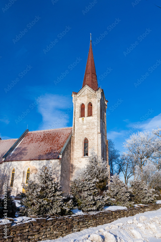winter church