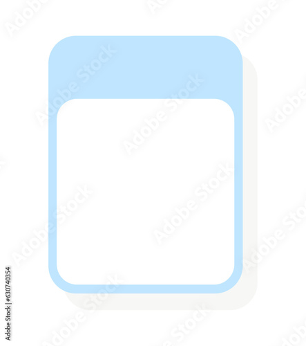 Niebieska ramka tekstowa biznes