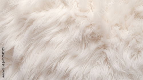 White wool with white top texture background, light natural sheep wool, white seamless cotton, texture of fluffy fur for designers, close-up fragment white wool carpet photo