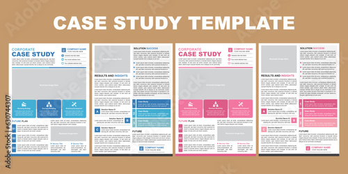 Corporate Case Study Template Design for Your Business
