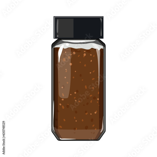 grind coffee soluble cartoon. prepare plant, jar production, cafe delicious grind coffee soluble sign. isolated symbol vector illustration