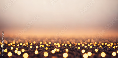 Sparkling holiday abstract background with stars and snowflakes photo