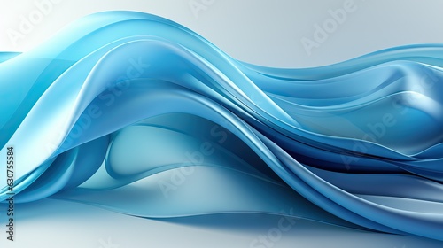 Blue abstract liquid wave background