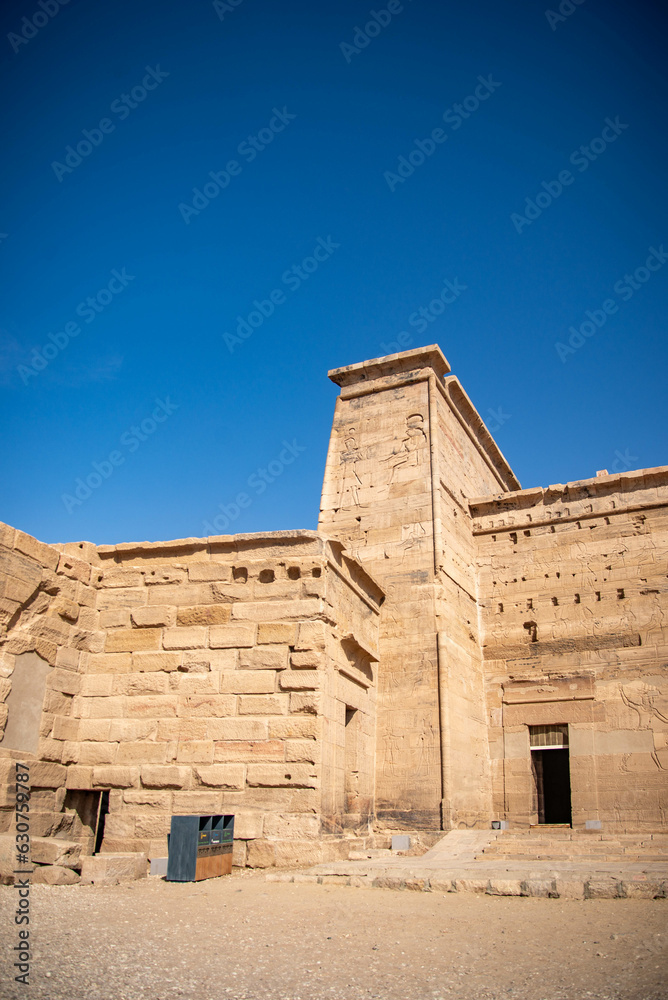 Vista de la isla del templo de Philae - Asuán Egipto