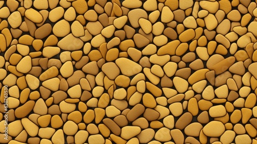 Full frame shot of gravel texture and background used for decoration or design garden. AI generative.