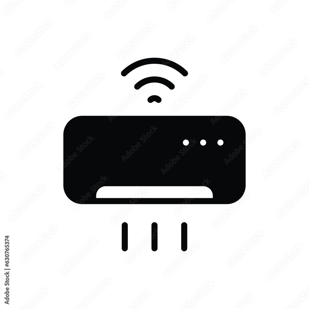 Ac icon vector stock illustration. Ac icon vector stock illustration.