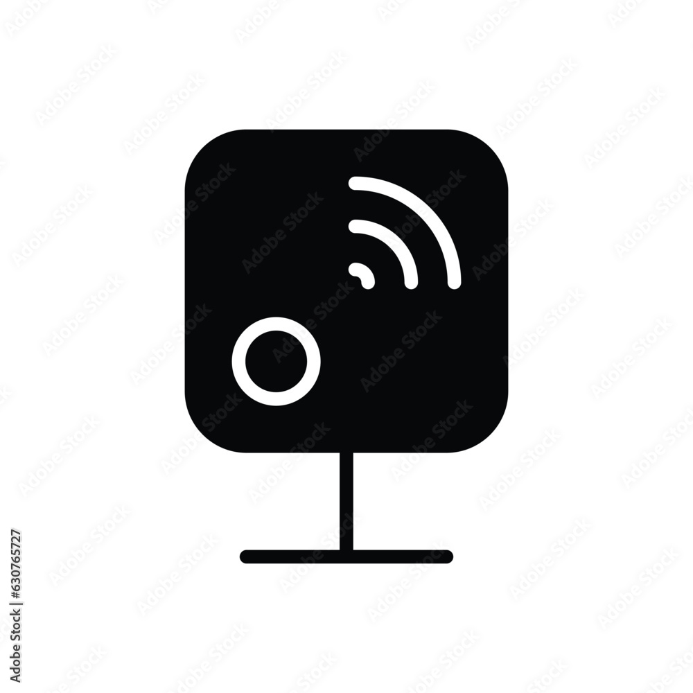 Wirless Sensor icon vector stock illustration. Wirless Sensor icon vector stock illustration.