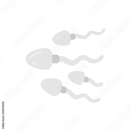 Sperms icon in vector. Illustration