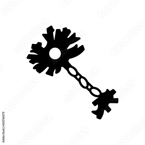 Neuron icon in vector. Illustration