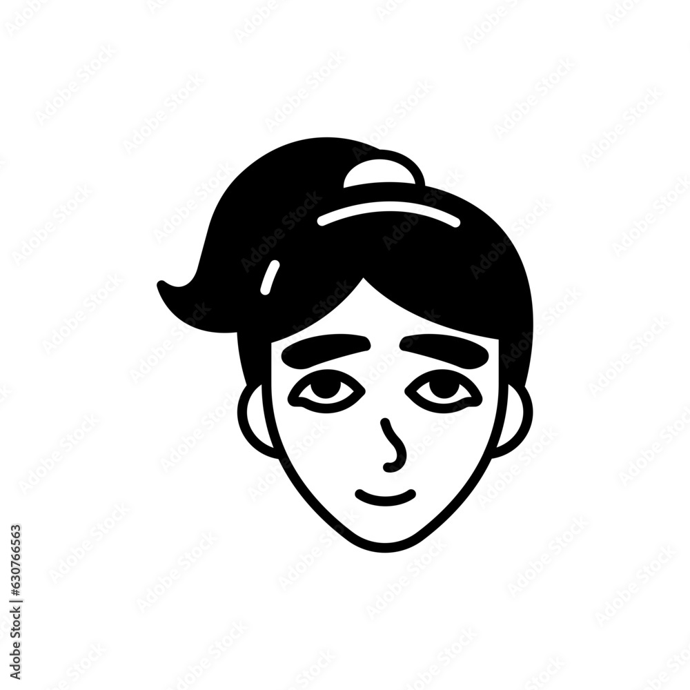 Women Face icon in vector. Illustration Women Face icon in vector. Illustration