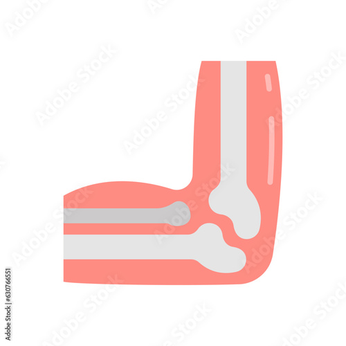Elbow Bone icon in vector. Illustration