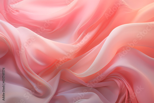 Pink silk textile background created  with Generative AI technology