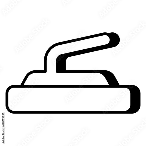 Vector design of plastering tool icon