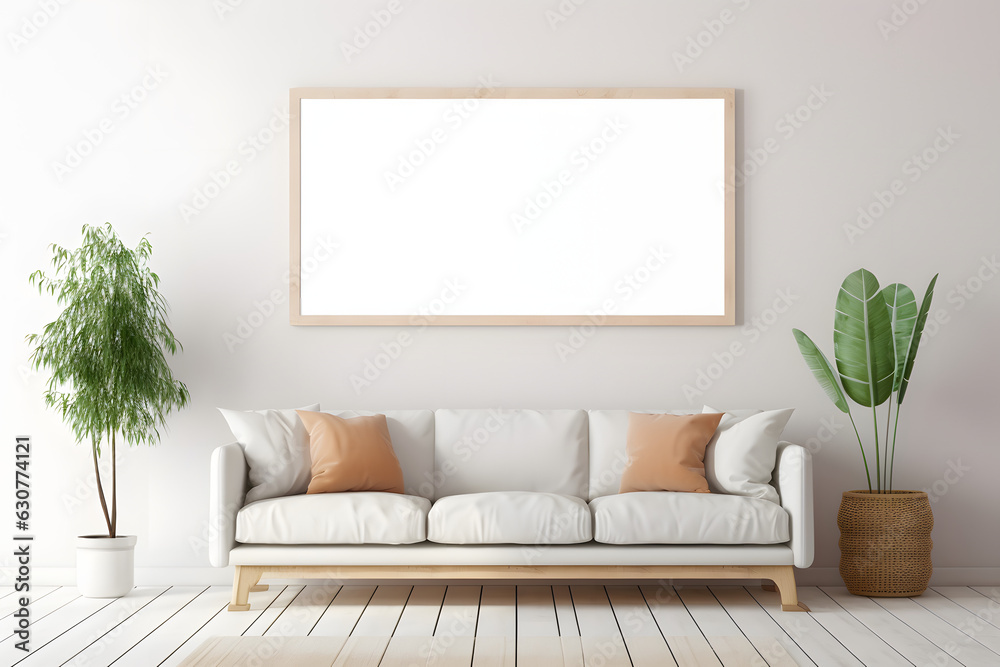 Aesthetic and Stylish Art Scene Picture Frame Mockup, generative, ai Aesthetic and Stylish Art Scene Picture Frame Mockup, generative, ai