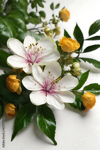 beautiful white flowers