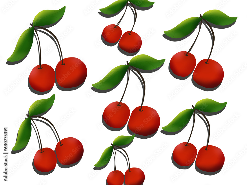 cherry pattern cherry pattern