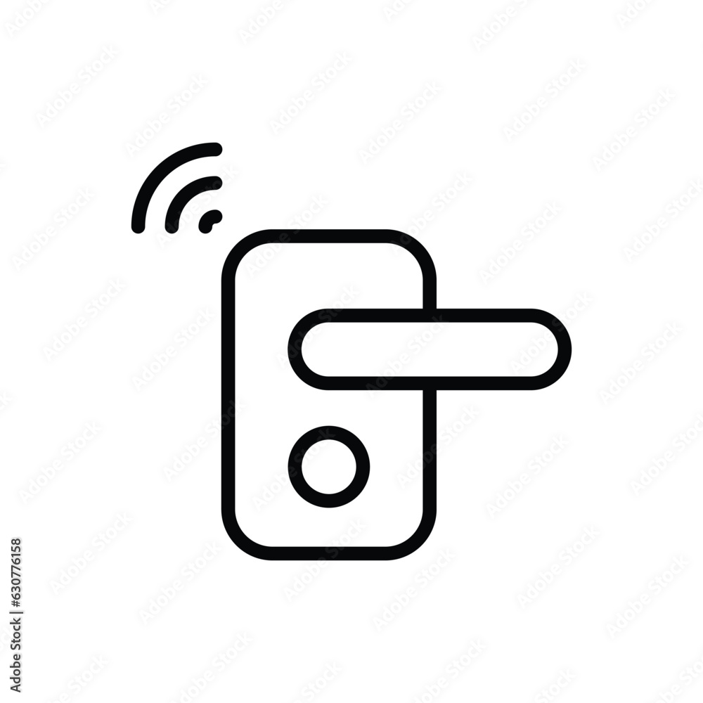 Smart Lock icon vector stock illustration. Smart Lock icon vector stock illustration.