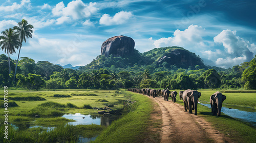 Sri Lanka: A land of ancient ruins, lush tea plantations, and exotic wildlife, offering a diverse and culturally rich experience photo