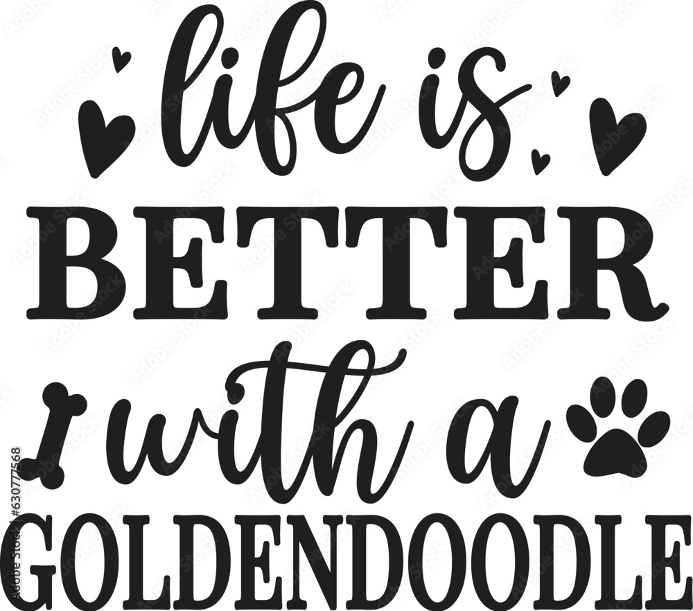 Goldendoodle svg, Dog Mama svg, Dog Love svg, Dog Breed svg, Dog Mom