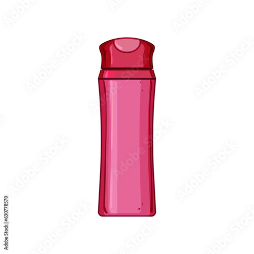 mockup thermos bottle cartoon. sport steel, stainless aluminum, brand product mockup thermos bottle sign. isolated symbol vector illustration