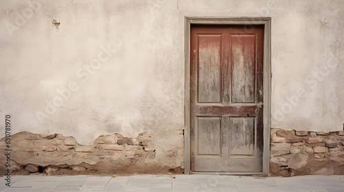Foto Une vieille porte en bois