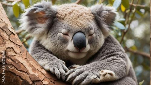 Koala Taking a Napping. Generative AI