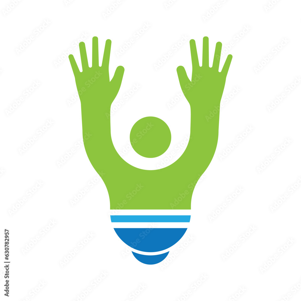 Obraz premium people logo vector icon template