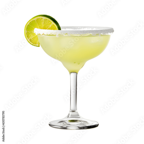 margarita isolated on transparent background. Generative AI