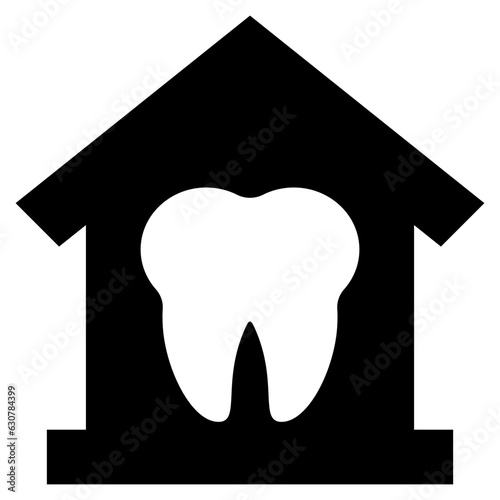 home protect teeth tooth dental dentistry healthcare solid glyph