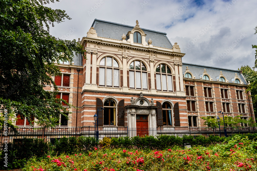 Exterior of the building of the Royal Collections - Koninklijke Verzamelingen - of the Oranje Nassau family in The Hague, The Netherlands, Europe