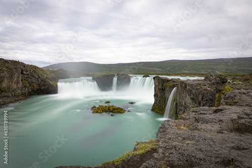 Godafoss Waterfall  waterfall of the Gods  one of the most beautiful in Iceland
