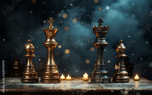Chess Game: Misty King and Queen. AI