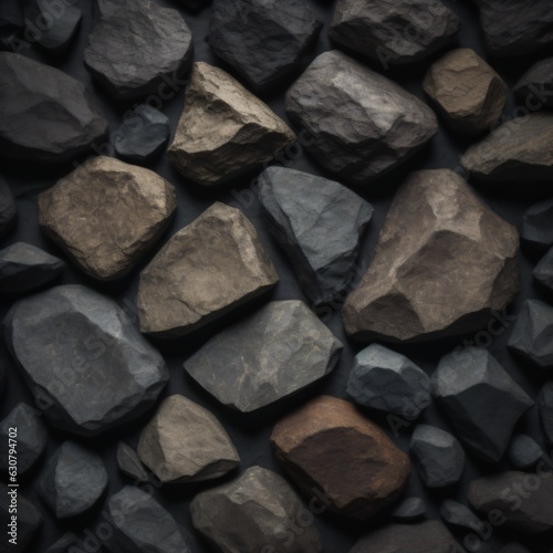 Black rock background. Dark gray stone texture. Black grunge background. Mountain close-up. Distressed backdrop. 