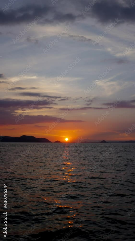 夕暮れの海 夕暮れの海