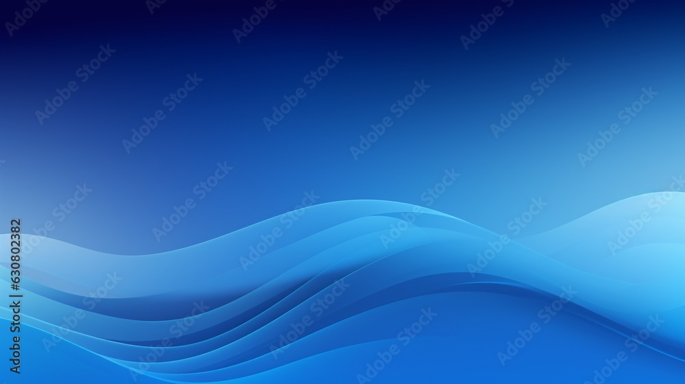 Fototapeta premium Vintage Ocean Wave Graphics on Blue Background