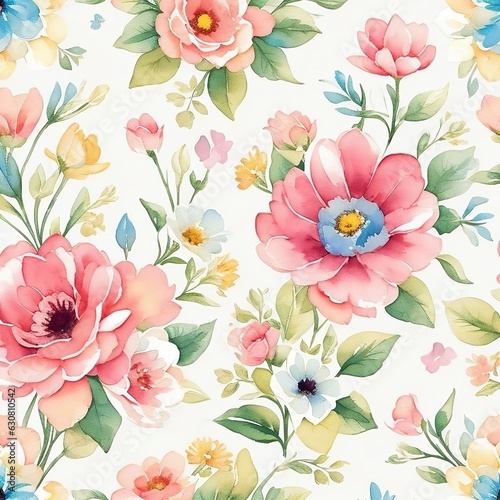 seamless floral pattern © Julalak