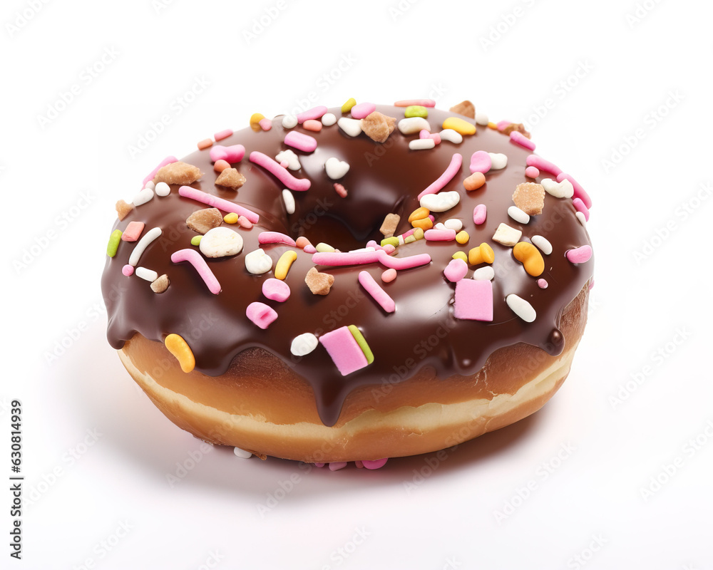 donut isolated on white donut isolated on white